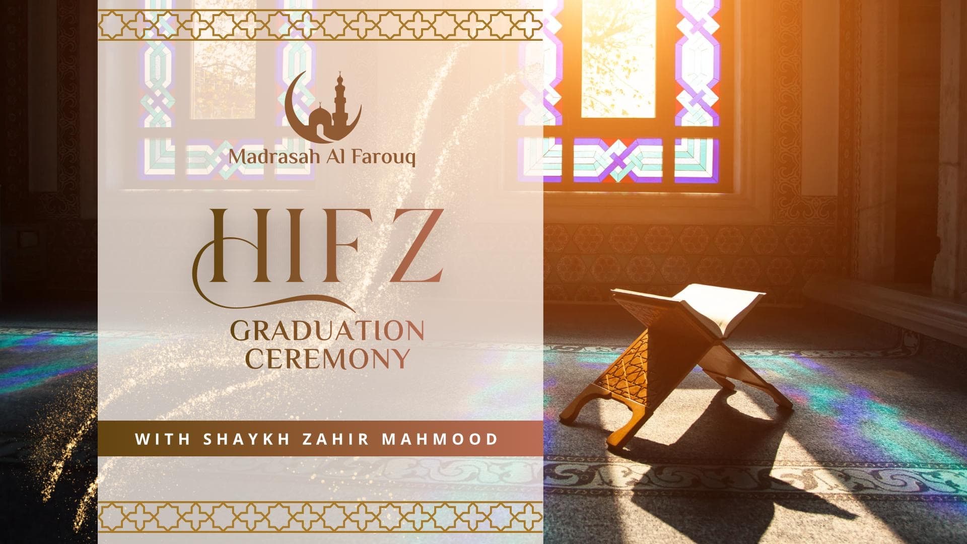 Hifz Graduation Ceremony 